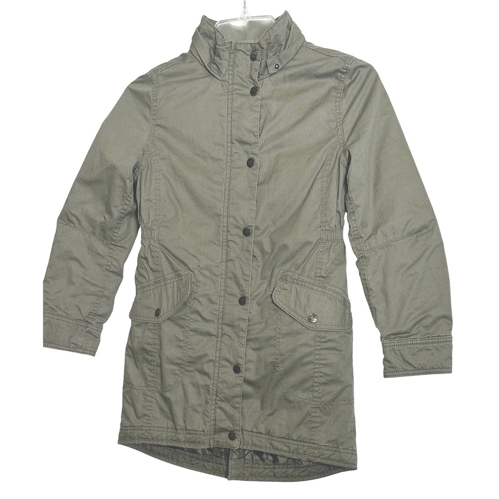 H&M‎ L O G G Olive Green Utility Jacket Boys Size M 9-10 Years Cozy Snow Winter